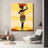 Paint by Numbers African Art Carrier