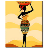 Paint by Numbers African Art Carrier