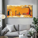 Painting by Numbers Africa Village in Steppe Everyday Life