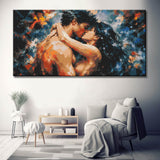 Painting by Numbers Nude Love Couple Abstract