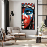 Painting by Numbers Woman Native American Tradition