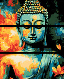 Painting by Numbers Sleeping Buddha - 3-Panel (Triptych)