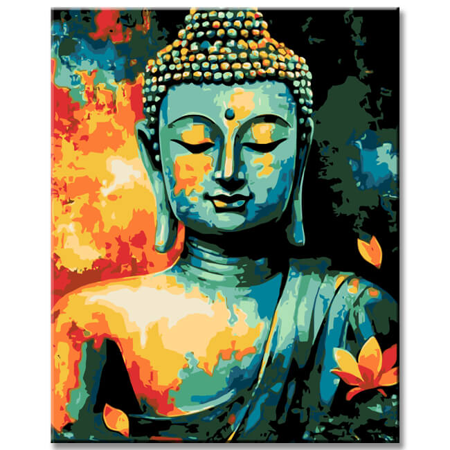 Painting by Numbers Sleeping Buddha