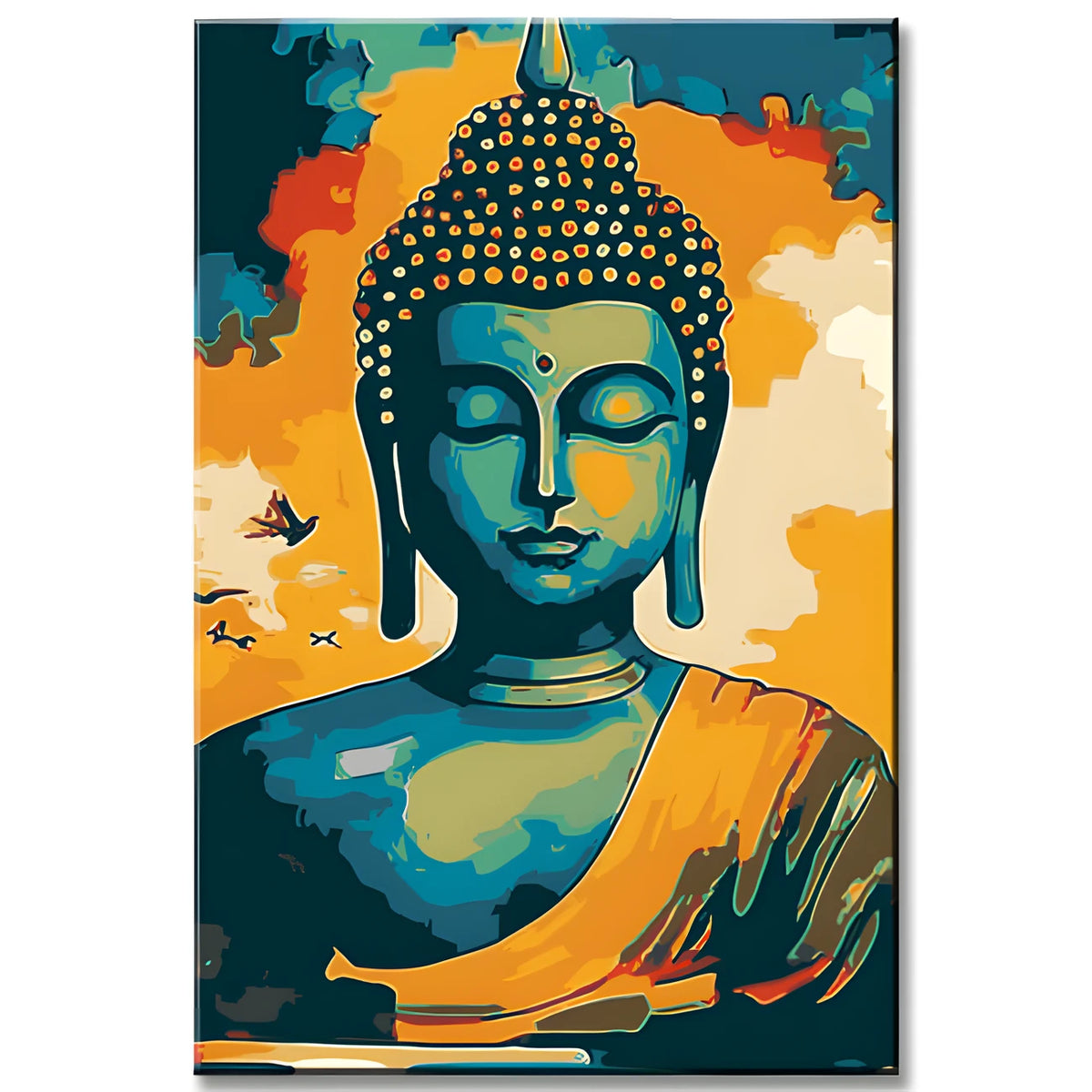 Paint by Numbers Sleeping Buddha Artwork