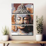 Painting by Numbers Buddha Southeast Asia 3-Panel (Triptych)