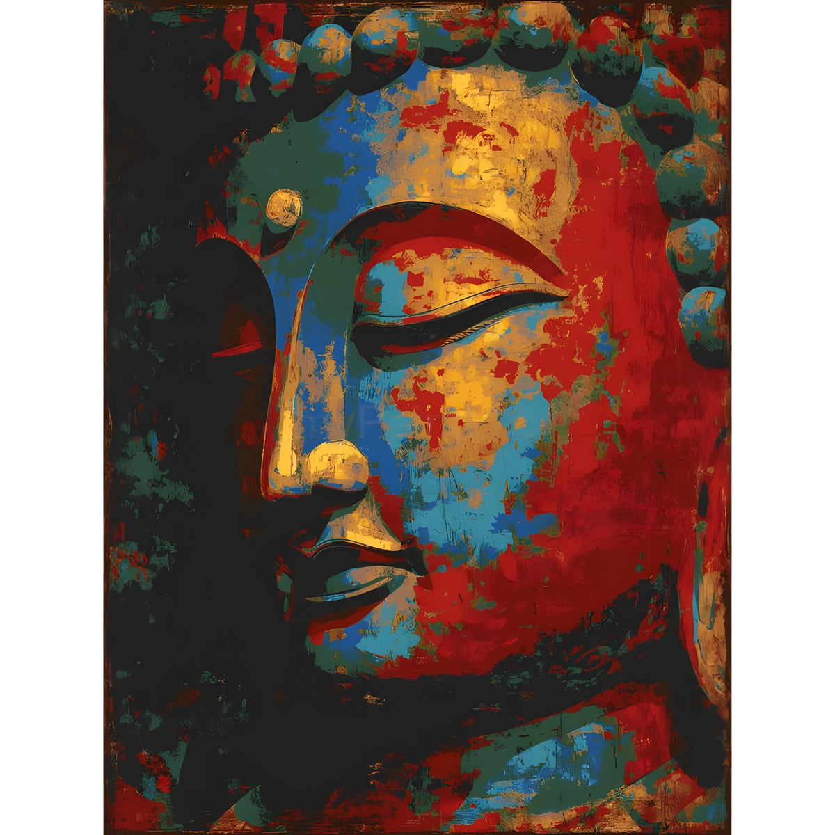 Painting by Numbers Buddha Southeast Asia Colored
