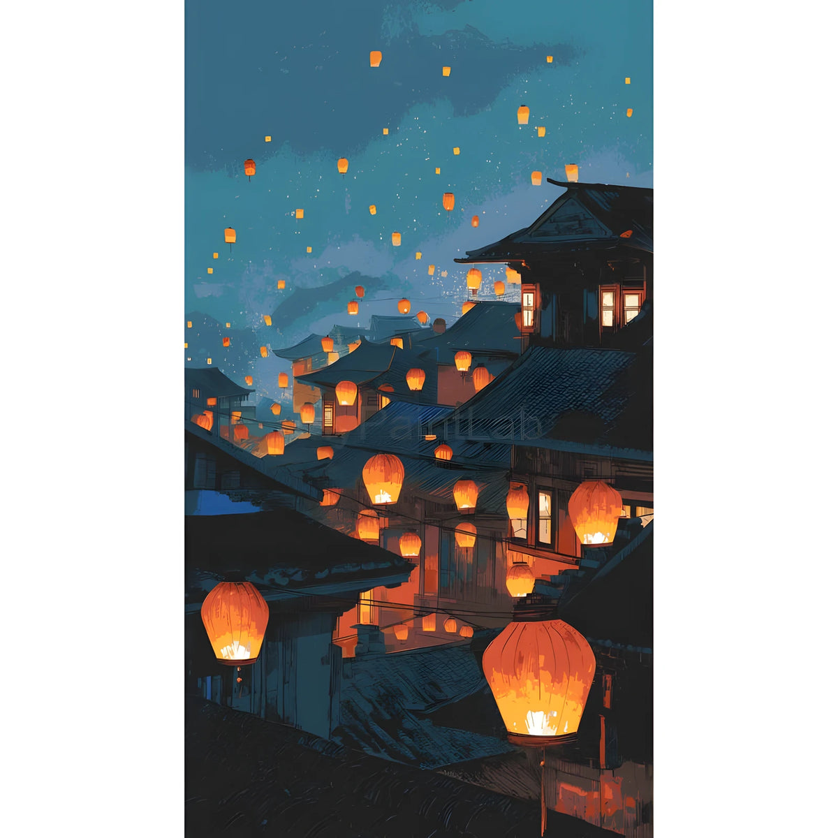 Painting by Numbers China Festival Lantern Festival
