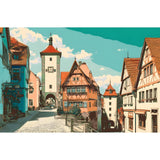 Painting by Numbers Old Town Germany Rothenburg