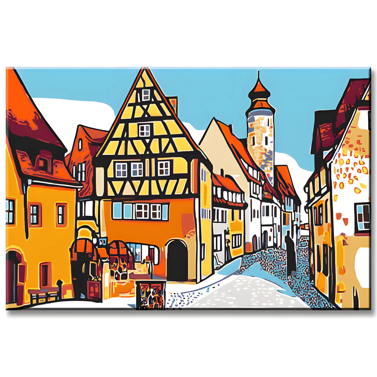 Painting by Numbers Rothenburg o.d. Tauber