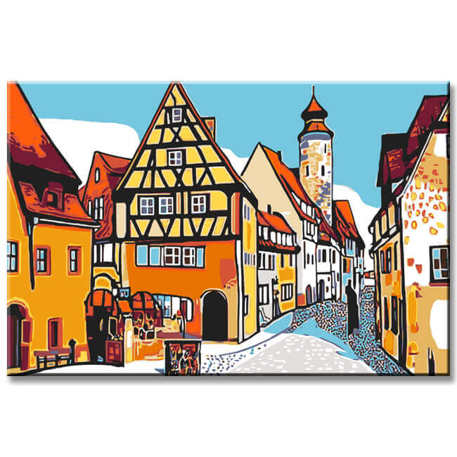 Painting by Numbers Rothenburg o.d. Tauber