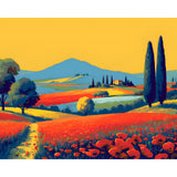 Painting by Numbers Art Flowers Landscape