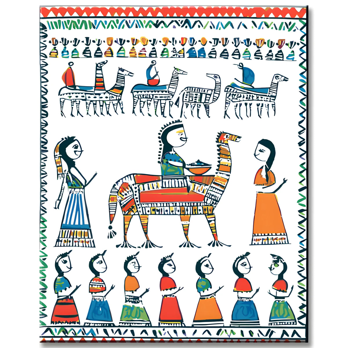 Paint by Numbers Africa Art