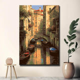 Painting by Numbers Art Venice Gondolas