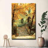 Paint by Numbers Art Autumn Garden inn