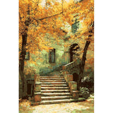 Paint by Numbers Art Autumn Garden inn