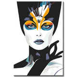 Painting by Numbers Modern Art Woman Colorful Face