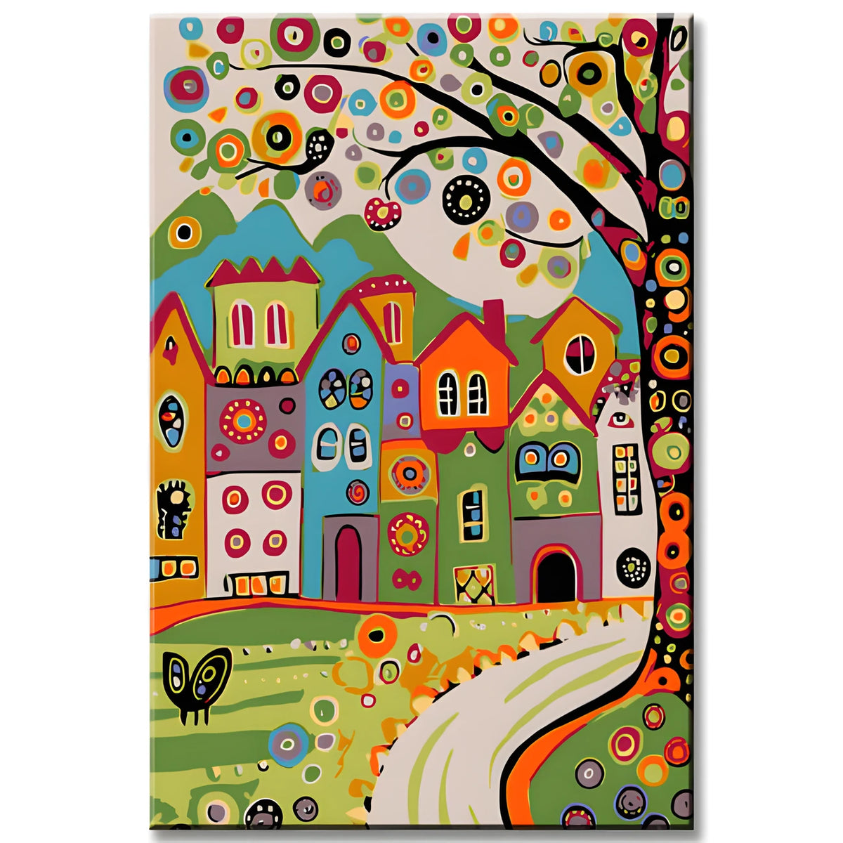 Painting by Numbers Modern Art Houses