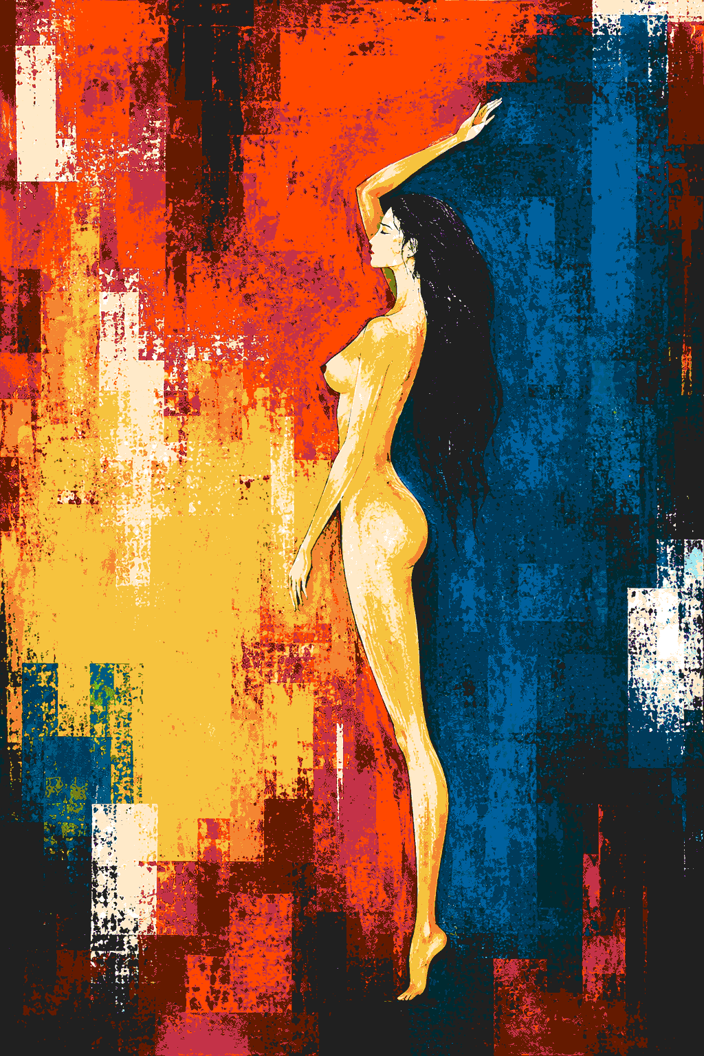 Painting by Numbers Modern Art Woman Act