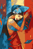 Painting by Numbers Modern Art Love Act