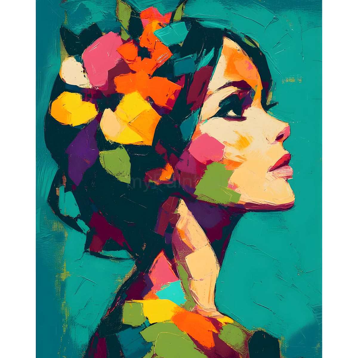 Painting by Numbers Modern Art Woman Act