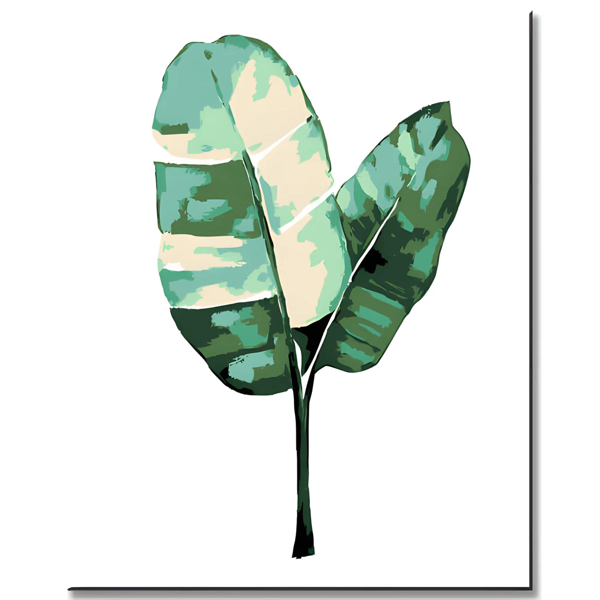 Paint by Numbers Banana Leaf
