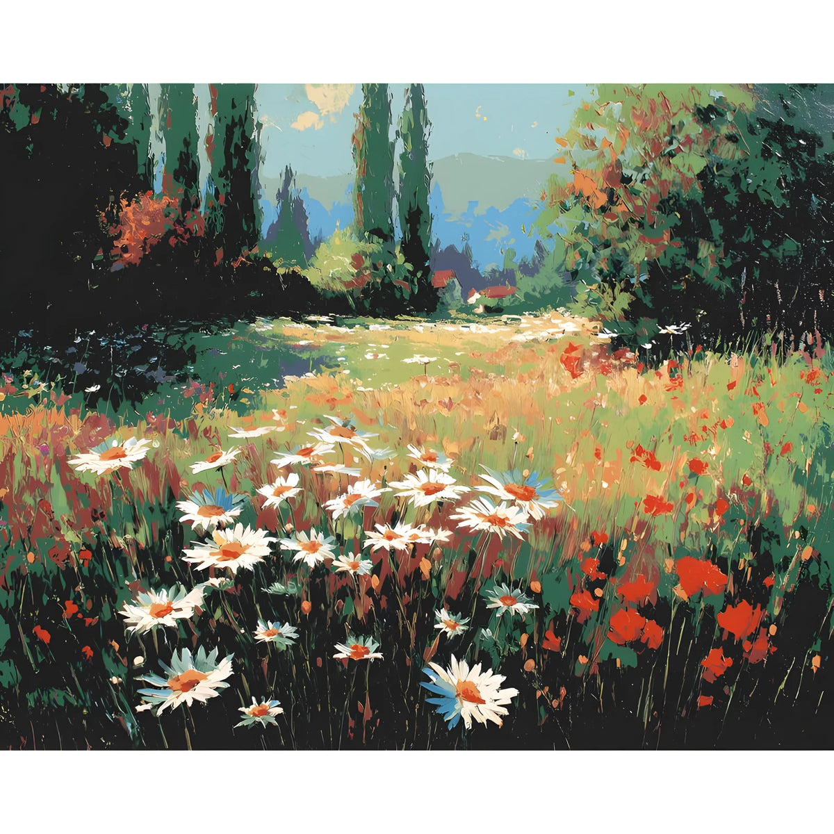 Painting by Numbers Daisy Meadow