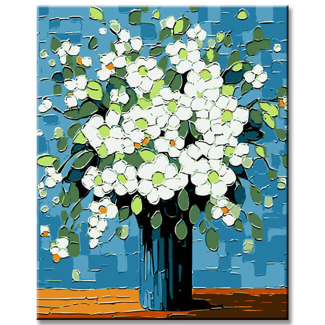 Painting by Numbers Flowers