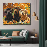 Painting by Numbers 3 Dogs