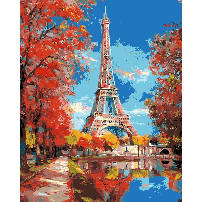 Painting by Numbers Eiffel Tower Paris