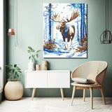 Painting by Numbers Deer in The forest