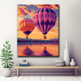 Painting by Numbers for Adults Three Balloons in The Sky