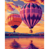 Painting by Numbers for Adults Three Balloons in The Sky