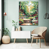 Painting by Numbers for Adults Stairs in The forest
