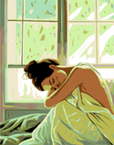 Painting by Numbers Naked Woman in Bed