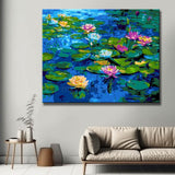 Painting by Numbers for Adults Water Lilies Abstract