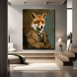 Painting by Numbers Funny Animals Fox with Jacket