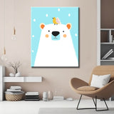 Painting by Numbers for Adults Animals Cartoon Polar Bear