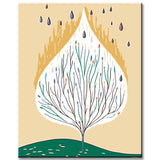 Painting by Numbers Water Drops