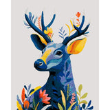 Painting by Numbers Sad Moose