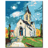 Paint by Numbers Church in the Village