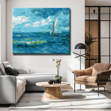 Painting by Numbers for Adults Sailboat in The Sea