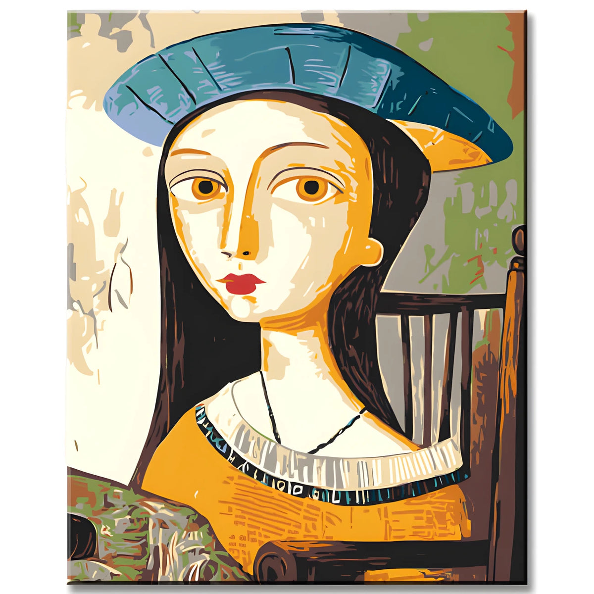Paint by Numbers for Adult Women - Medieval Portrait
