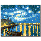 Painting by Numbers for Adults Rhone Under Stars