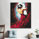 Paint by Numbers Flamenco Dancer