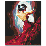 Paint by Numbers Flamenco Dancer