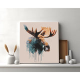 Paint by Numbers for Adults Animals Moose