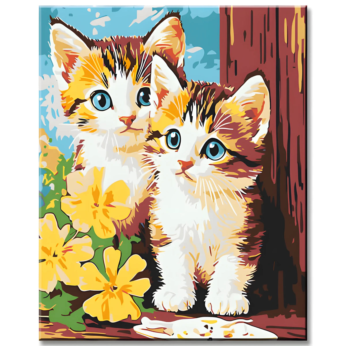 Paint by Numbers Animal Art Two Kittens