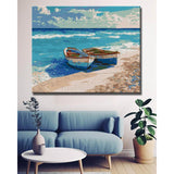 Painting by Numbers for Adults Fishing Boats