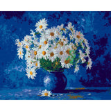 Painting by Numbers Flowers Daisies and Cornflowers
