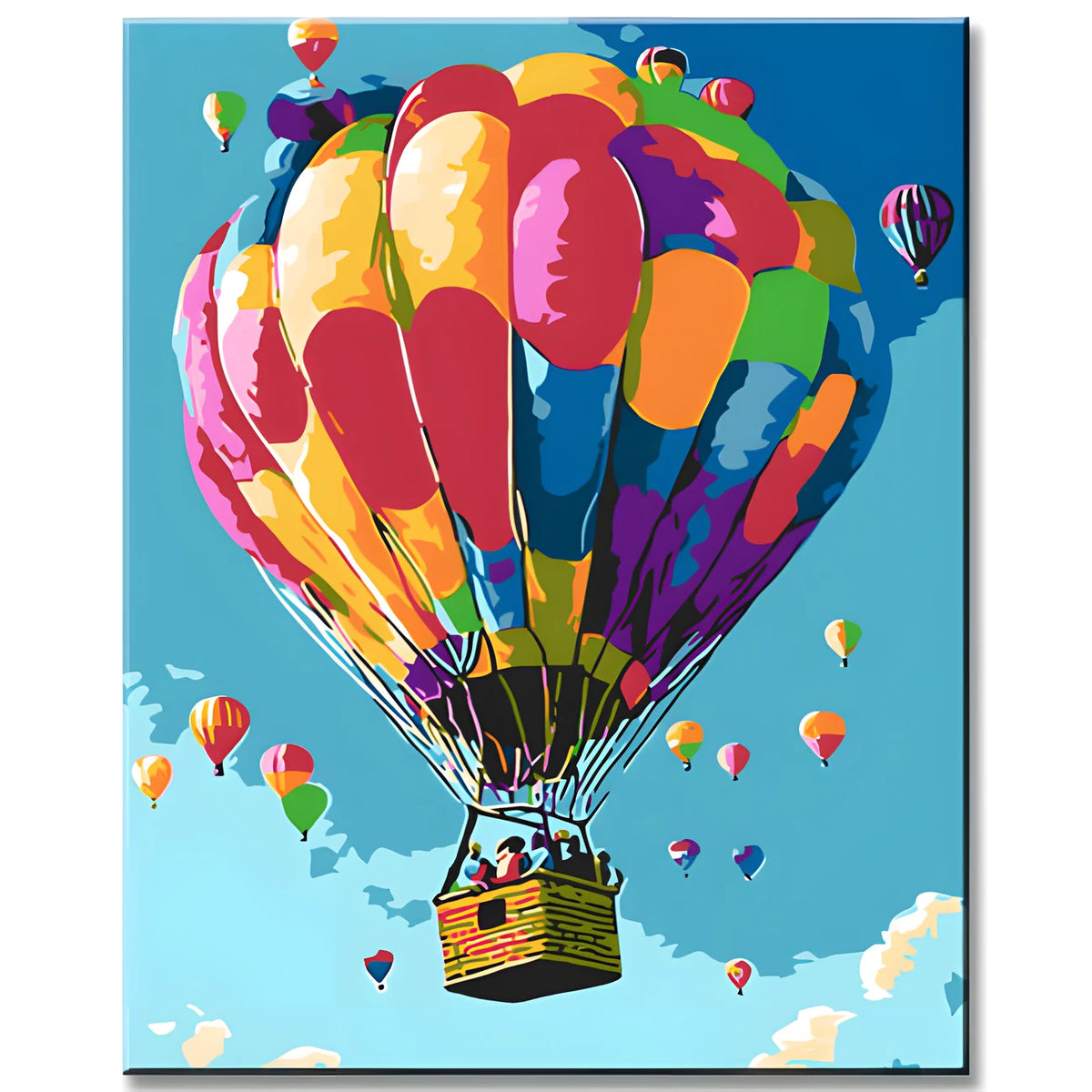 Paint by Numbers Pictures Hot Air Balloon